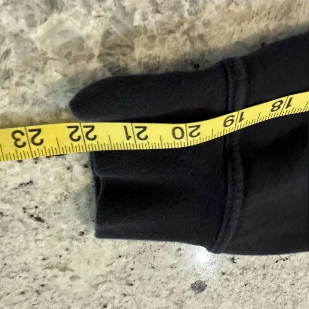 The North Face‎ Men's Black Hoodie L Pullover with Blue Box Logo